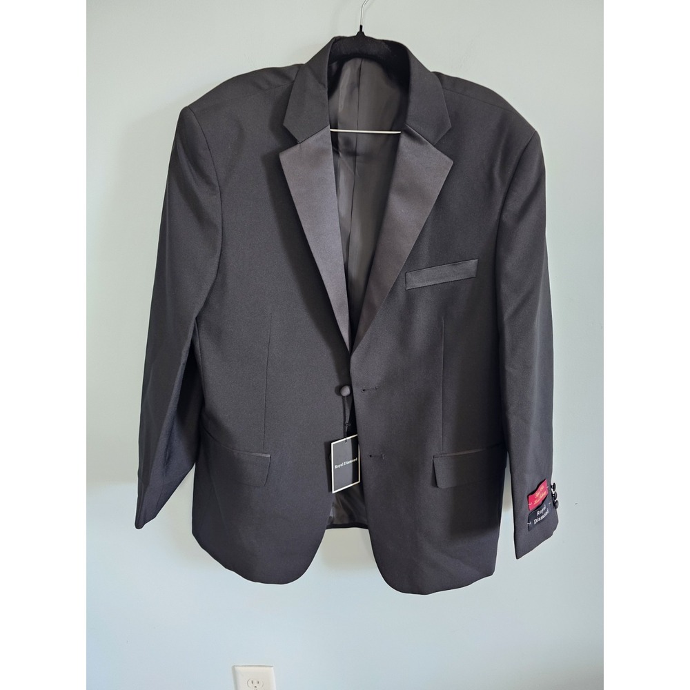 Royal Diamond Tuxedo Jacket Black Size 42R